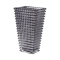 NNEAGS 22cm Modern Gray Ceramic Glass Vase Home Decor-0