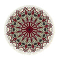 NNEAGS 120cm Mandala Modern Ethnic Tassel Print Anti-slip Doormat, Home Decor-0