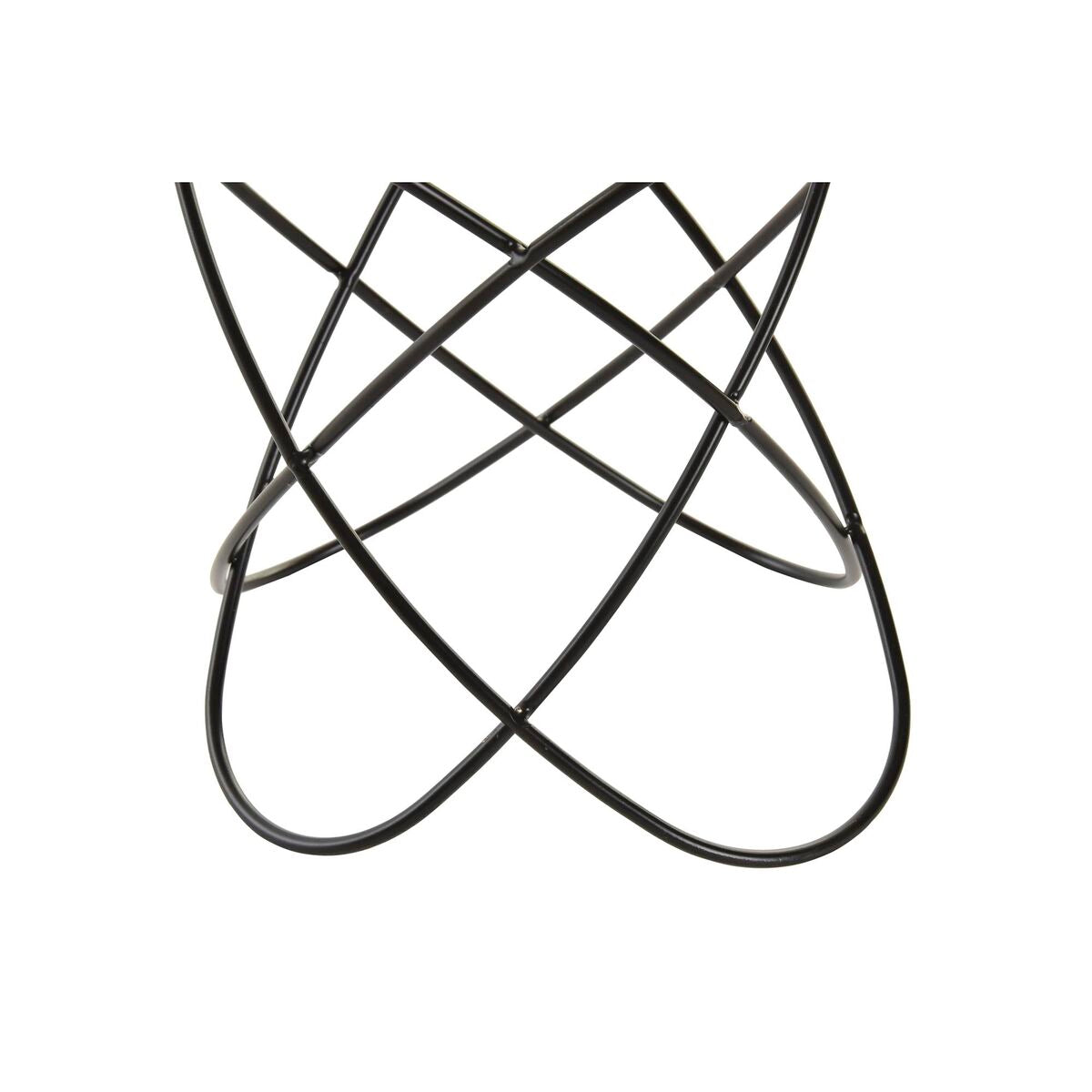 Candle Holder DKD Home Decor Black Golden Metal Modern 20 x 20 x 23 cm (2 Units)-1