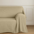 Telo Salva Divano - Copridivano Impermeabile in tessuto Arredo - ARMOR beige-0